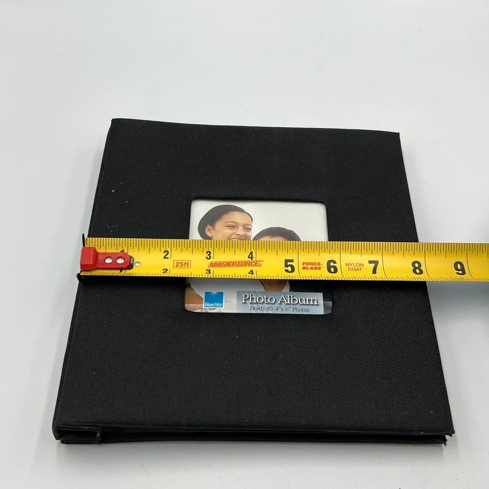 Blue Sky Photo Album Unisex OS Black Good Ballistic Nylon 80 Capacity 4x6